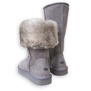 PAW J Vegan Tall Boots - Gray Size 9